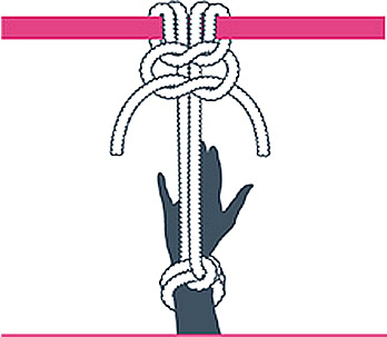 nudo bondage amarre al conocido, paso dos