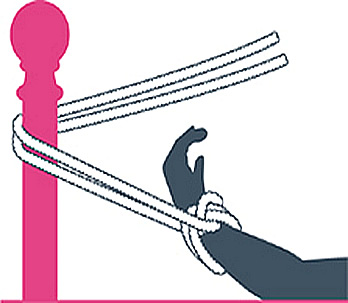 nudo bondage el palenque, paso uno